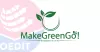 Make Green Go and OEDIT Logos on a white background