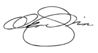 Andrea Li designs logo with Andrea Li's signature
