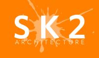 The Studio K2 logo, with the letters SK2 on an orange background. 