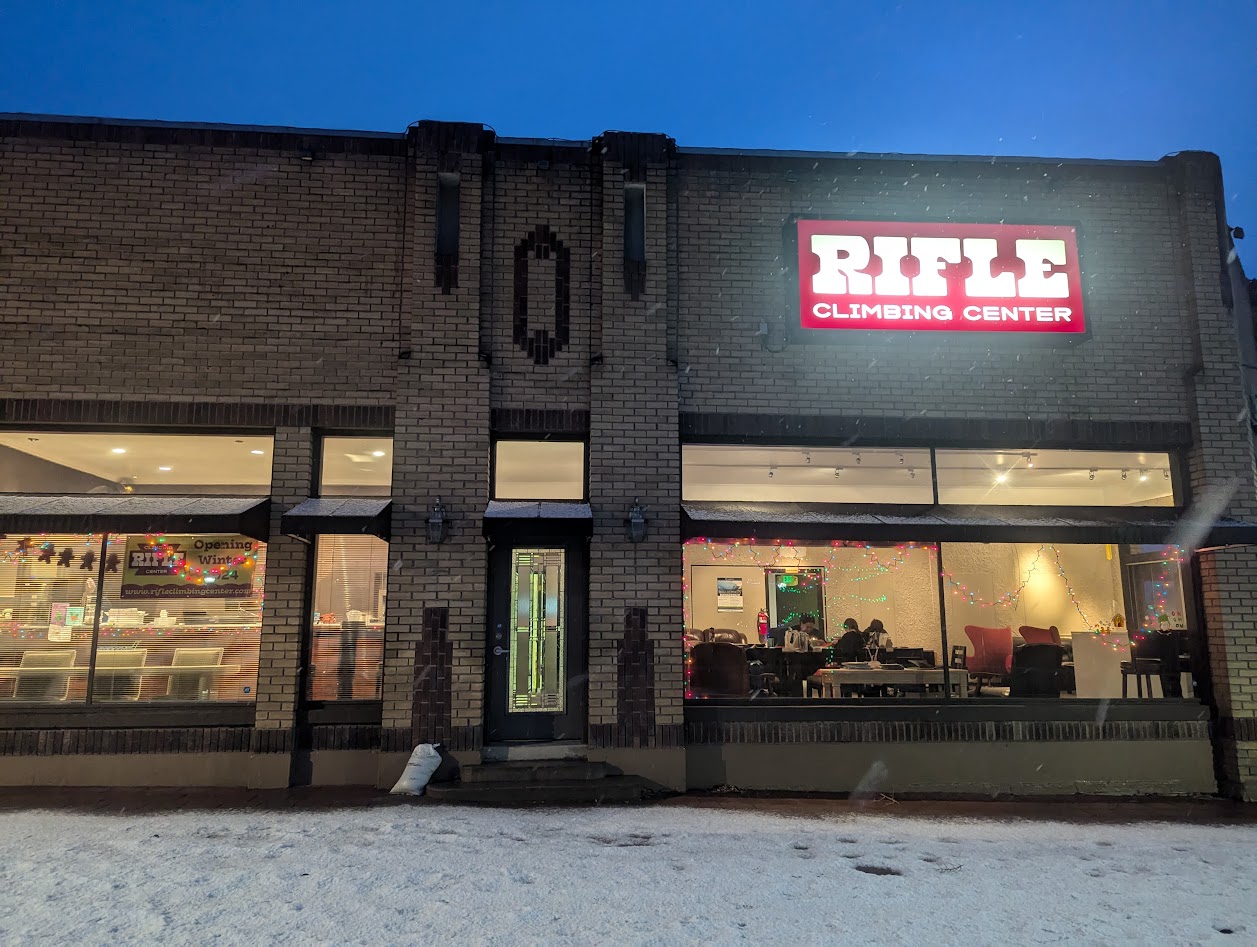 Exterior view of Rifle Climbing Center