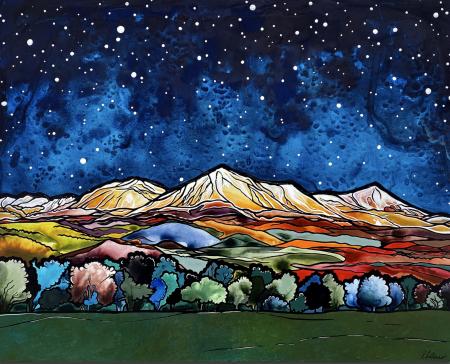 The painting "Twinkle Valley" by Robin Arthur.