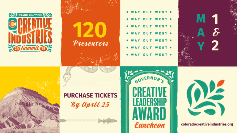 CCI summit promotional flier with features of the event. 