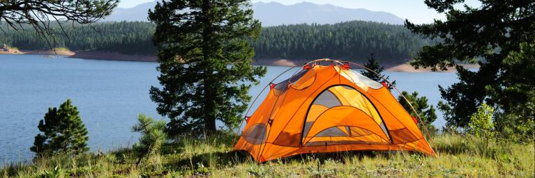 Camp site in Colorado