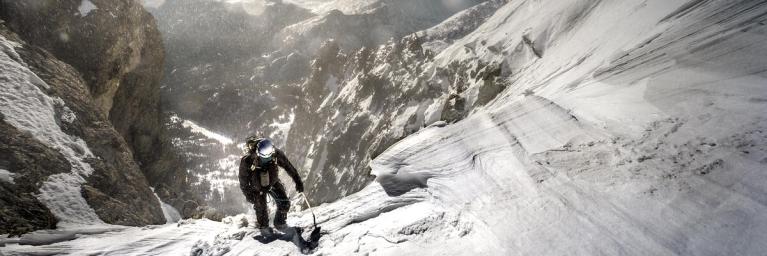 Backcountry climbing