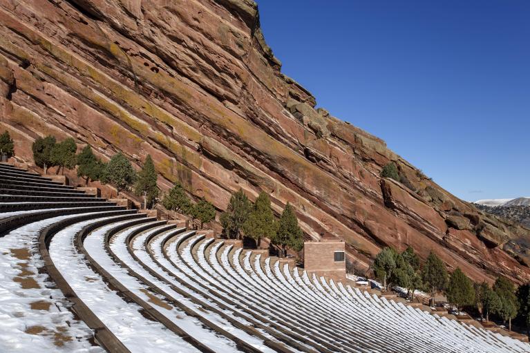 Red rocks empty