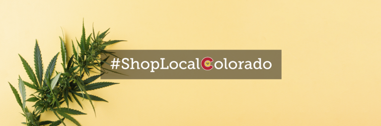 #shoplocalcolorado logo for 4/20