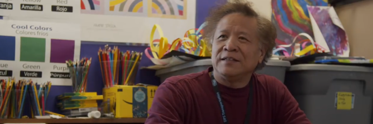 Mr. Delmendo of Denver School of the Arts