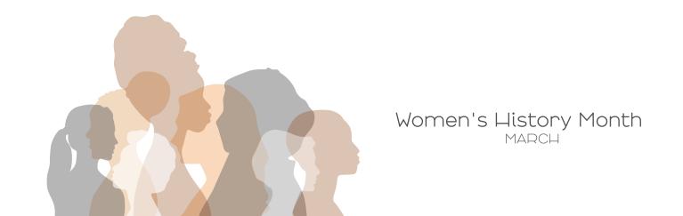 Women's History Month logo