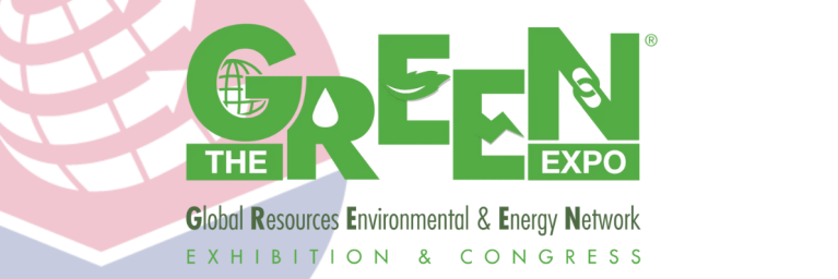 Green Expo logo over OEDIT logo
