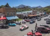 Car show at Paradise of Paonia theater