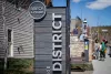 Breck Create sign at their Creative District in downtown Breckenridge, Colorado