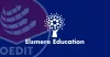 Elsmere Education logo over blue background and OEDIT logo